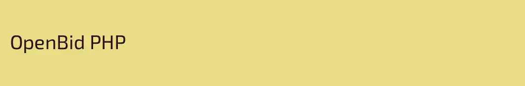 OpenBid PHP